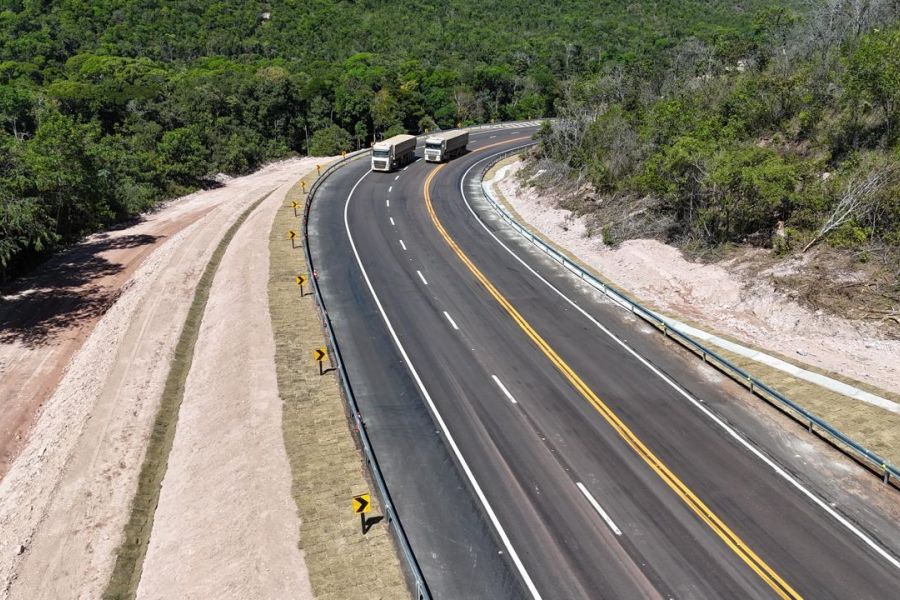 Foto Trecho da BR-163 completa 60 dias sem registro de sinistros após correção de traçado