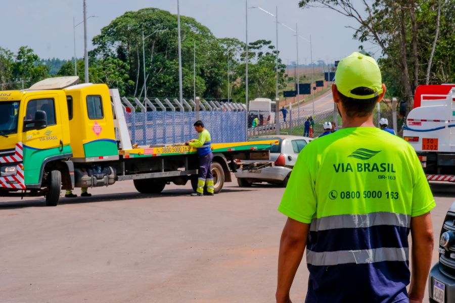 Foto Via Brasil BR-163 cobra na Justiça evasão de pedágio na BR-163